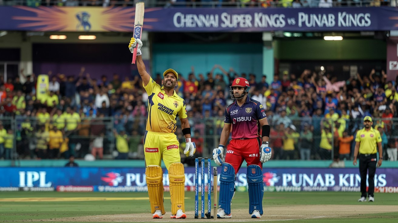 Chennai Super Kings vs Punjab Kings Timeline
