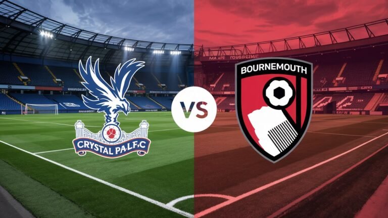 Crystal Palace F.C. vs AFC Bournemouth Timeline